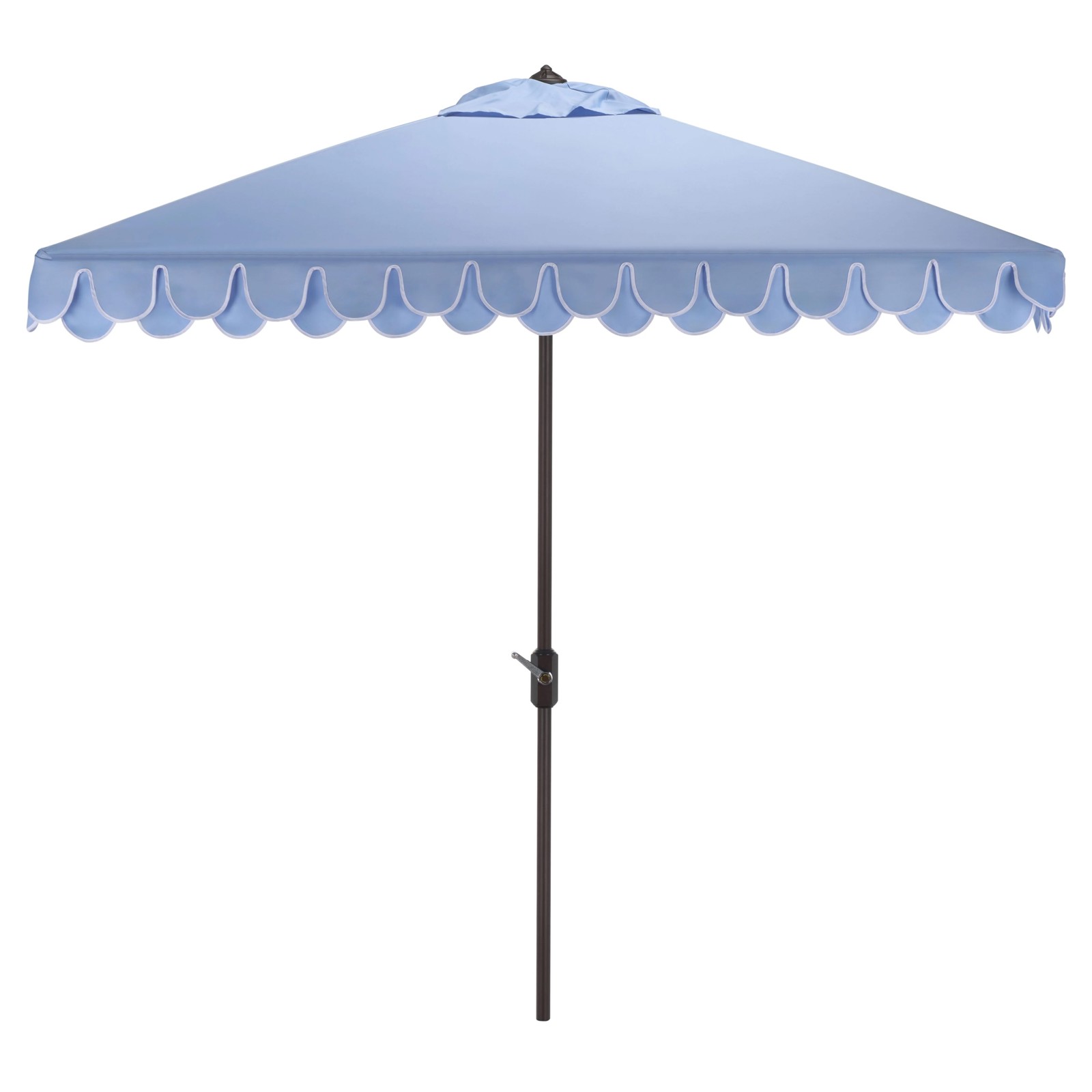 blue free standing patio umbrella PURPLE LEAF Outdoor 10' x 10' Easy Assembly Turquoise Includes 3 position tilt to adjust to the angle of the sun Garden 10 ft Offset Cantilever