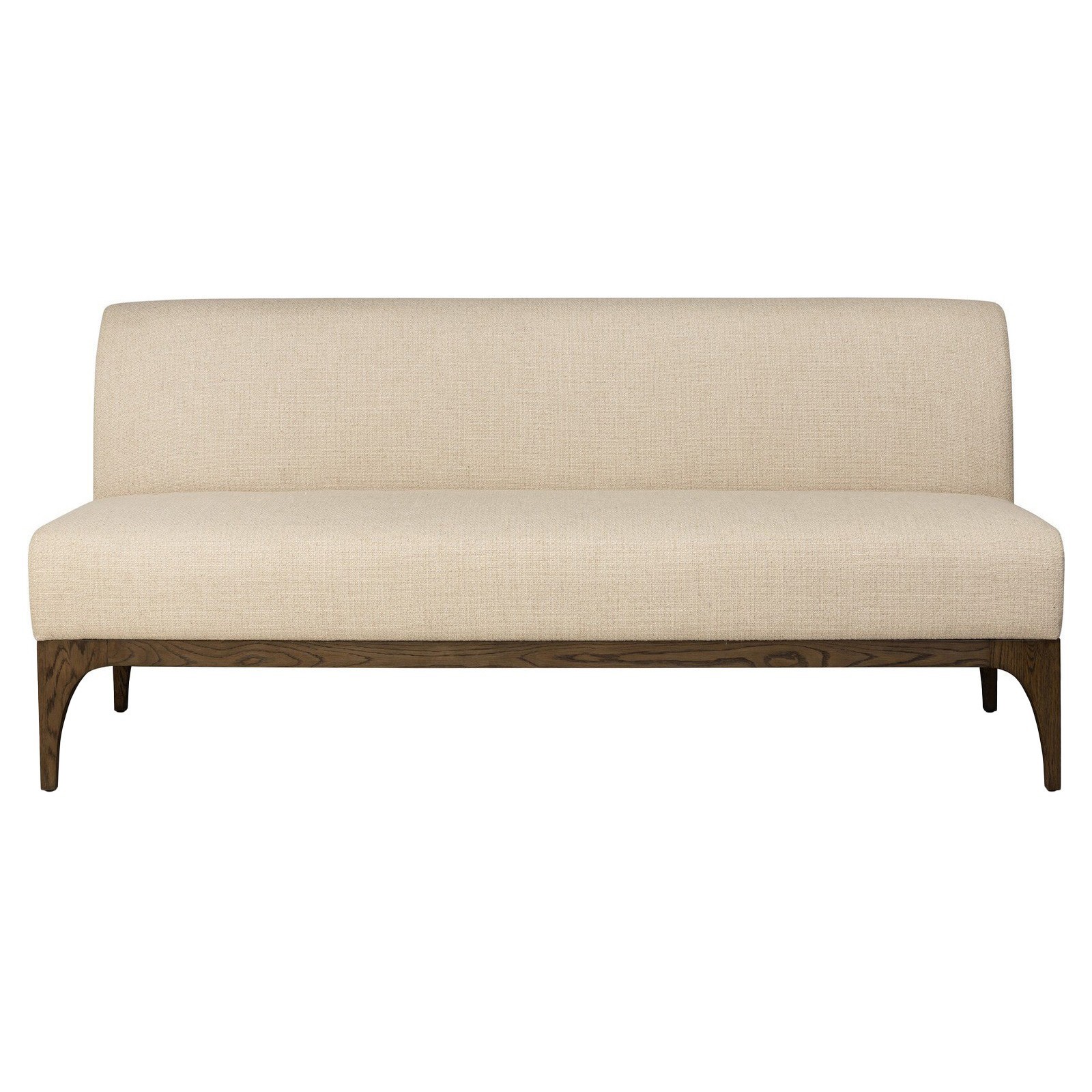 Ellington Updated Traditional Beige Performance Brown Oak Dining ...