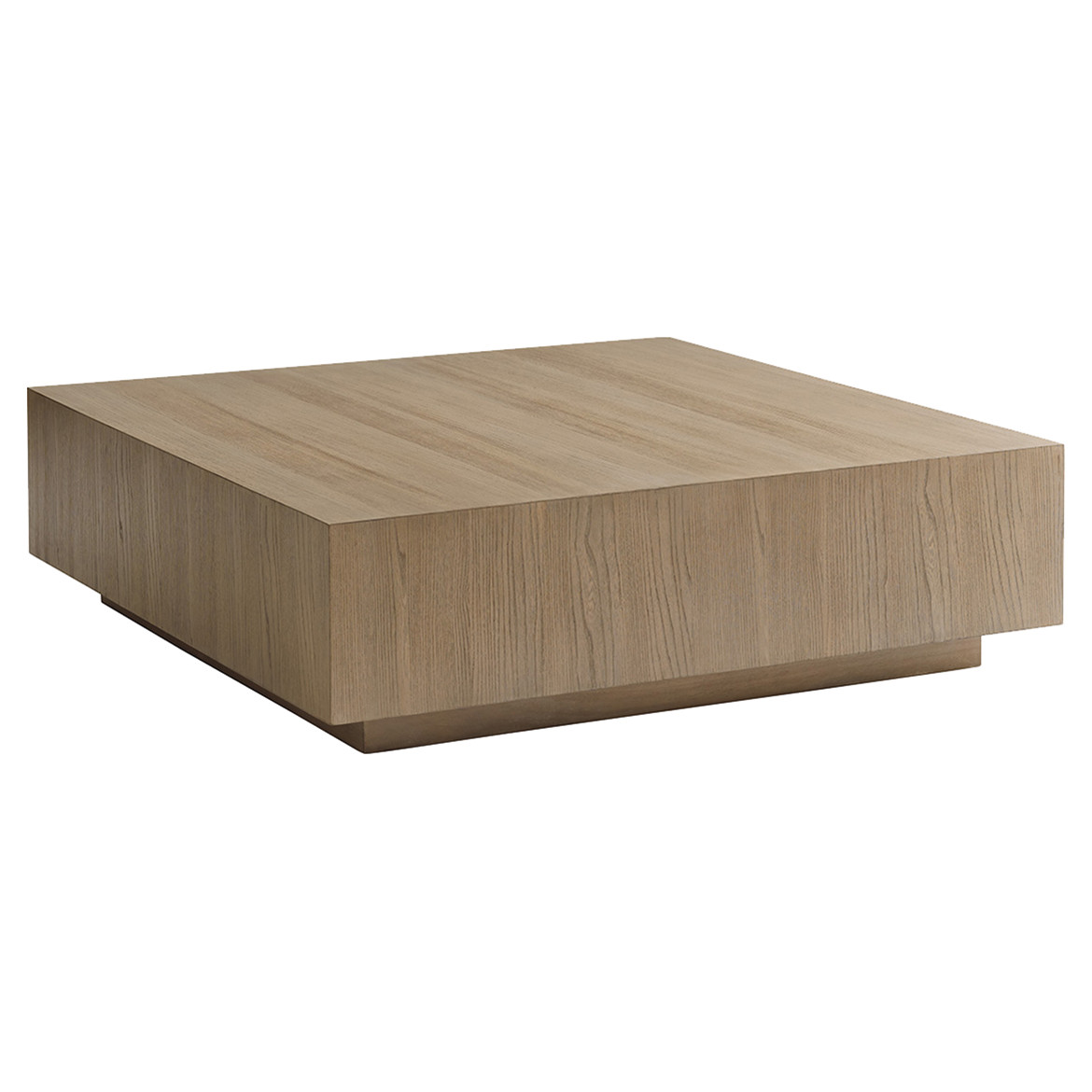 Lexington Tatum Modern Classic Grey Elm Wood Cube Square Block