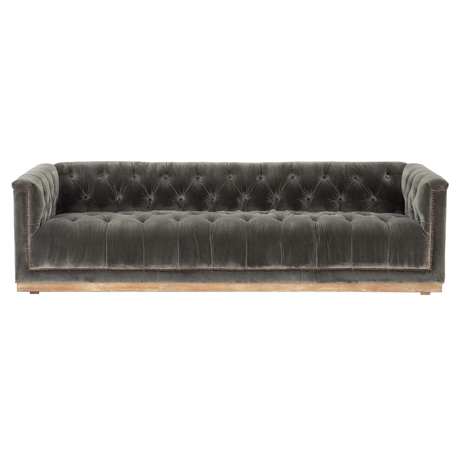Emmy Rustic Lodge Brown Upholstered Brown Wood Frame Nailhead Trim