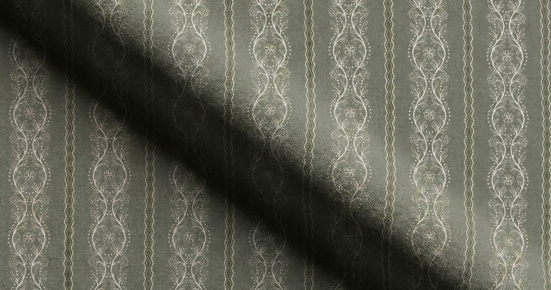 Basil Print & Pattern fabric swatch