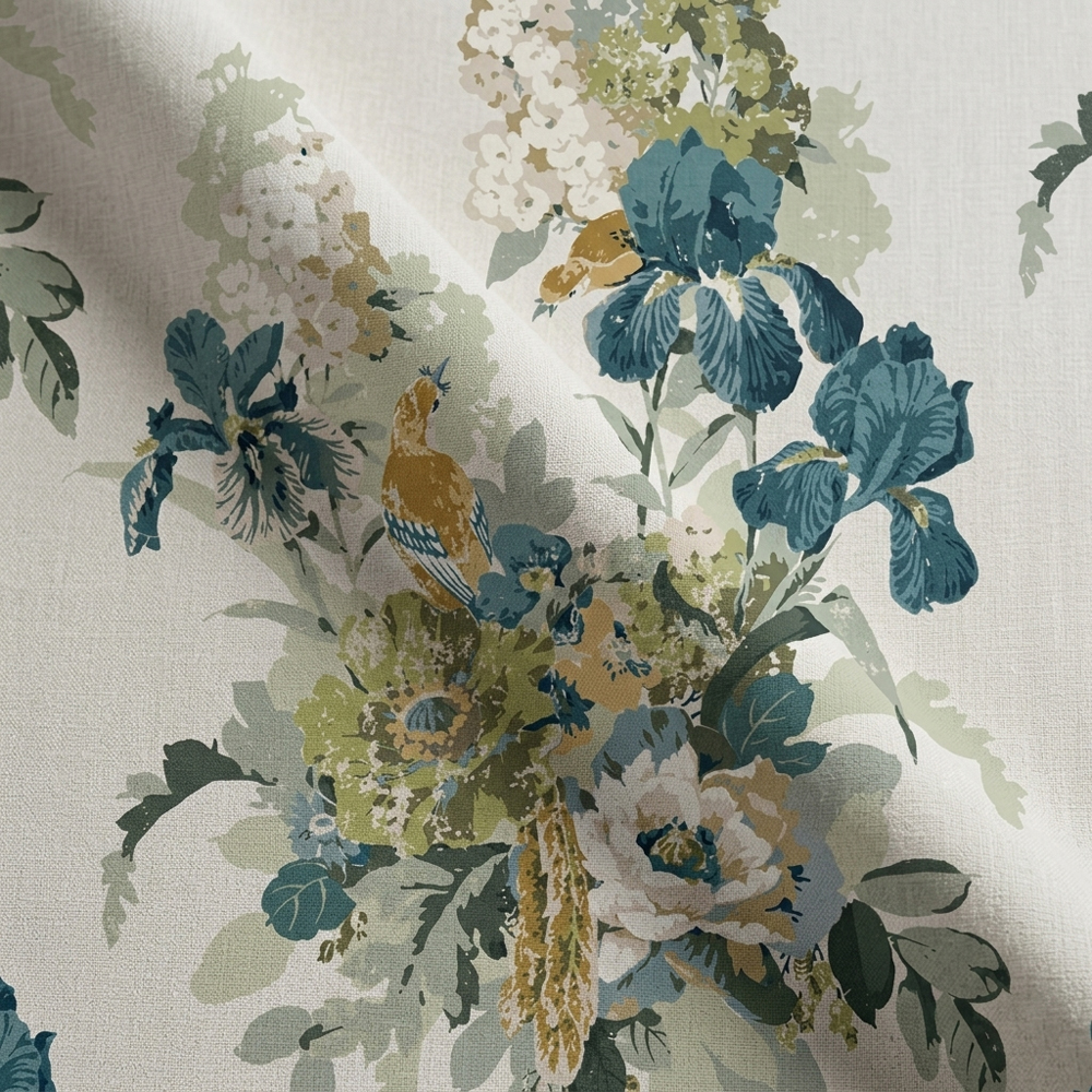 Blue Sage Print & Pattern fabric swatch
