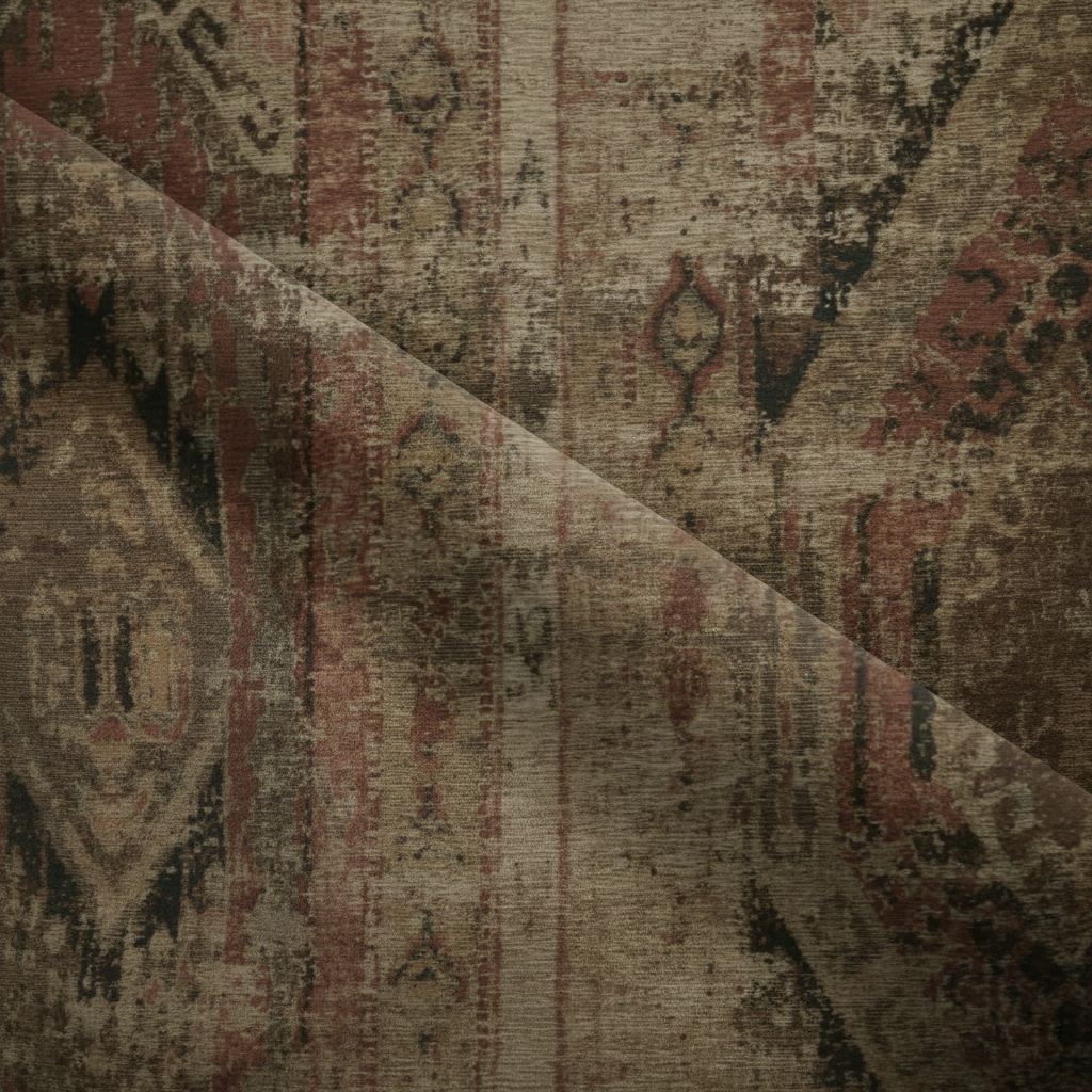 Burnt Umber Print & Pattern fabric swatch
