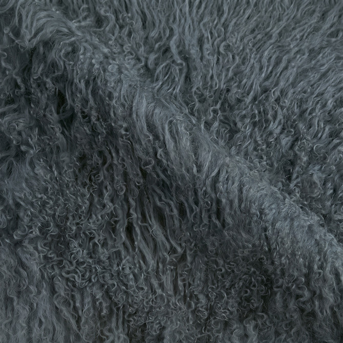 Chambray Blue Leather fabric swatch