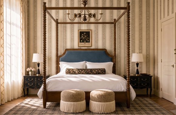 Statement Beds that Anchor the Room