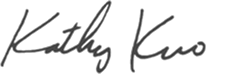 Kathy's signature